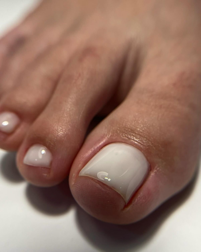 Gel Pedicure Russian Technique at Julia Nails LA in Encino, CA