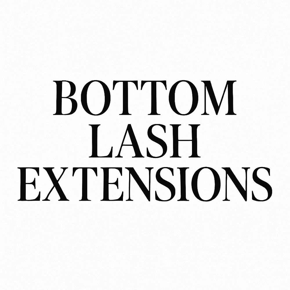 Bottom Lash Extentions at Snatched Beauty in Dallas, TX