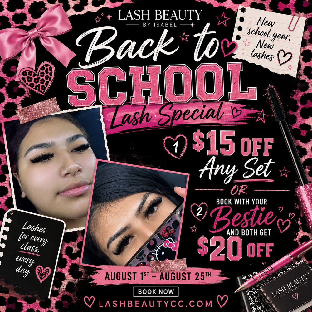 Bestie Duo $20 Off at Lash Beauty in Corpus Christi, TX