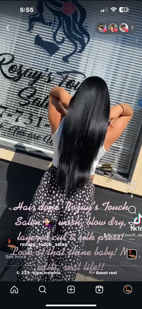 Rozay Root Touch Up Long Hair