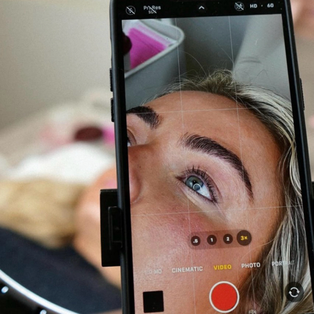 Lash Lift Model Content at Rooted Skin in La Mesa, CA
