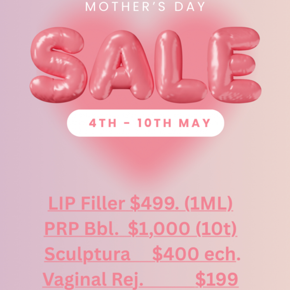 Lip Filler Mother Day Sale at The Pink Beauty Bar in South Gate, CA