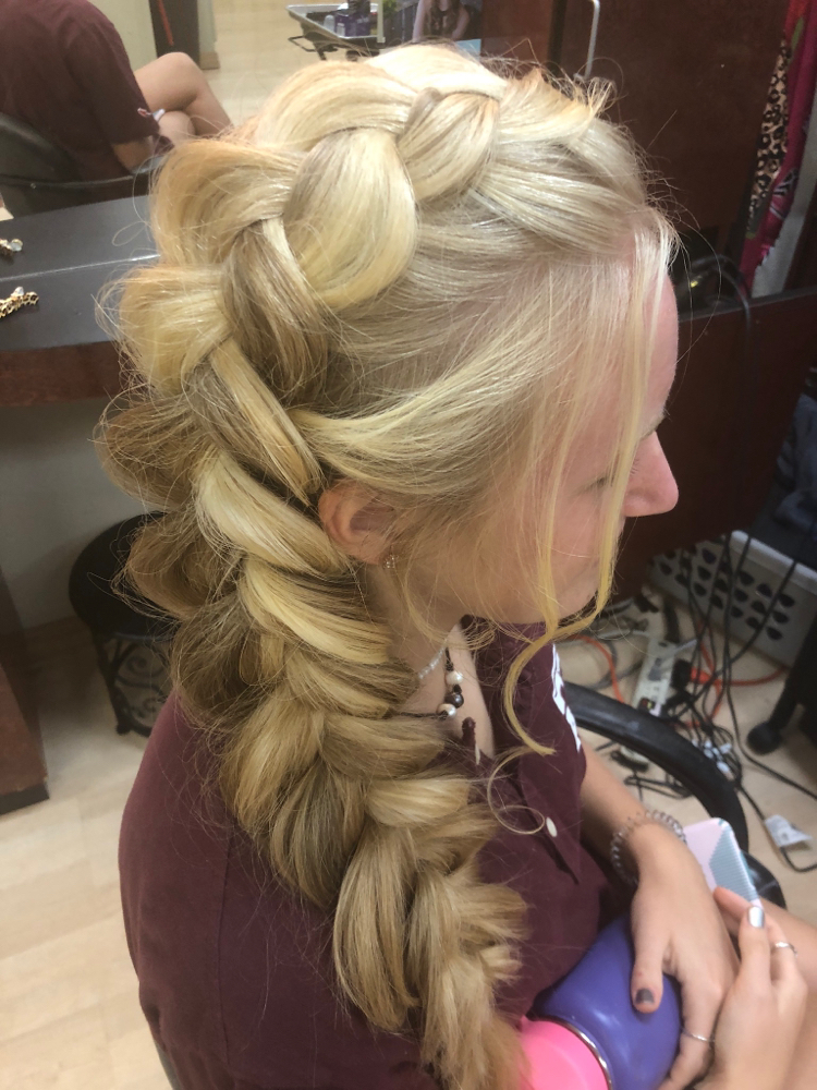 Special occasion hairstyle