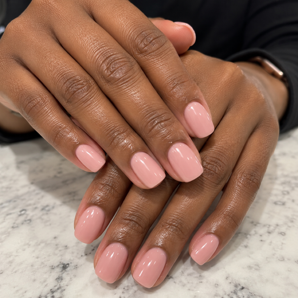 Gel manicure at Nevaeh Beauty & Brows in Dayton, OH