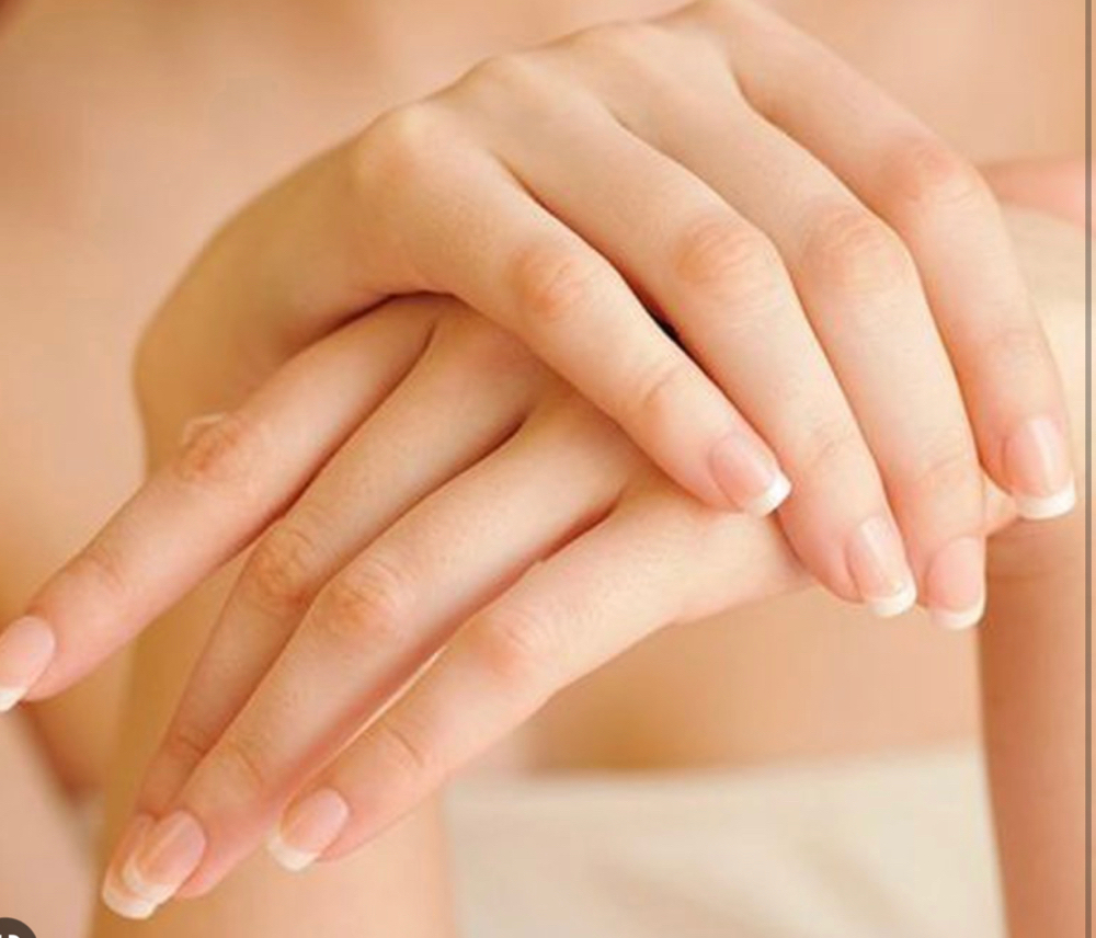 Regular manicure at Brilliance Hair salon in Glendale, CA