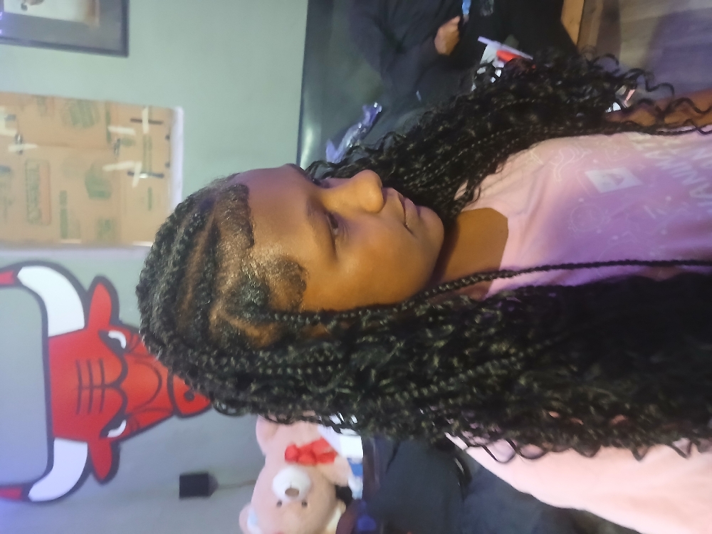 Fulani Boho Box Braids For KIDS