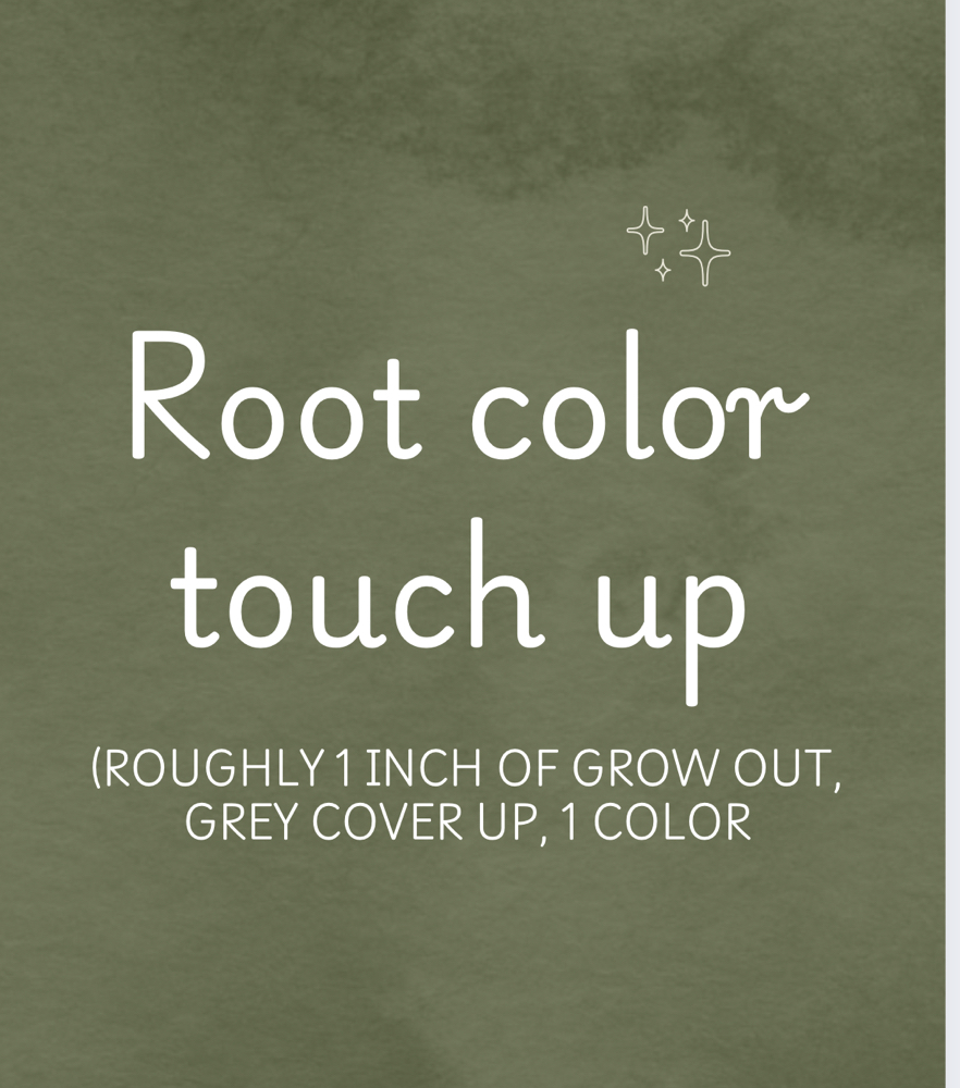 Root Color Touch Up (Base Color)