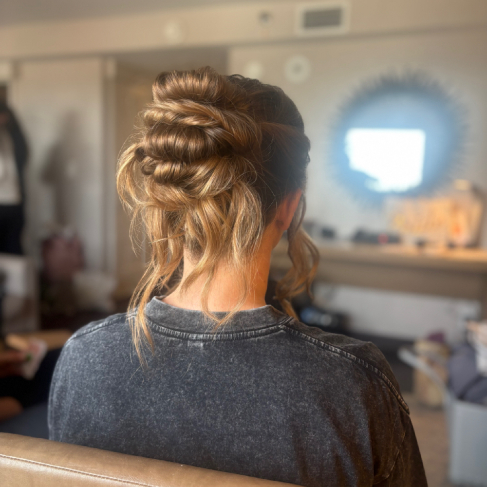 Prom Updo/Style at Hair by Paige in Des Moines, IA
