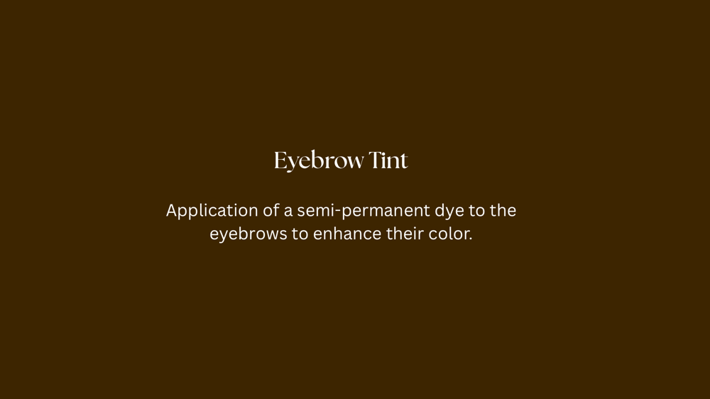 Eyebrow Tint at Wild Honey Studio in Sioux Falls, SD