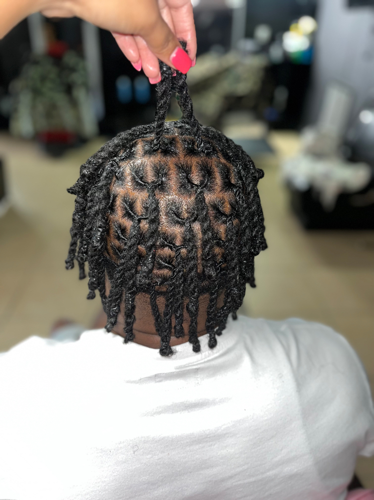 Loc Retwist /double Strand (short)