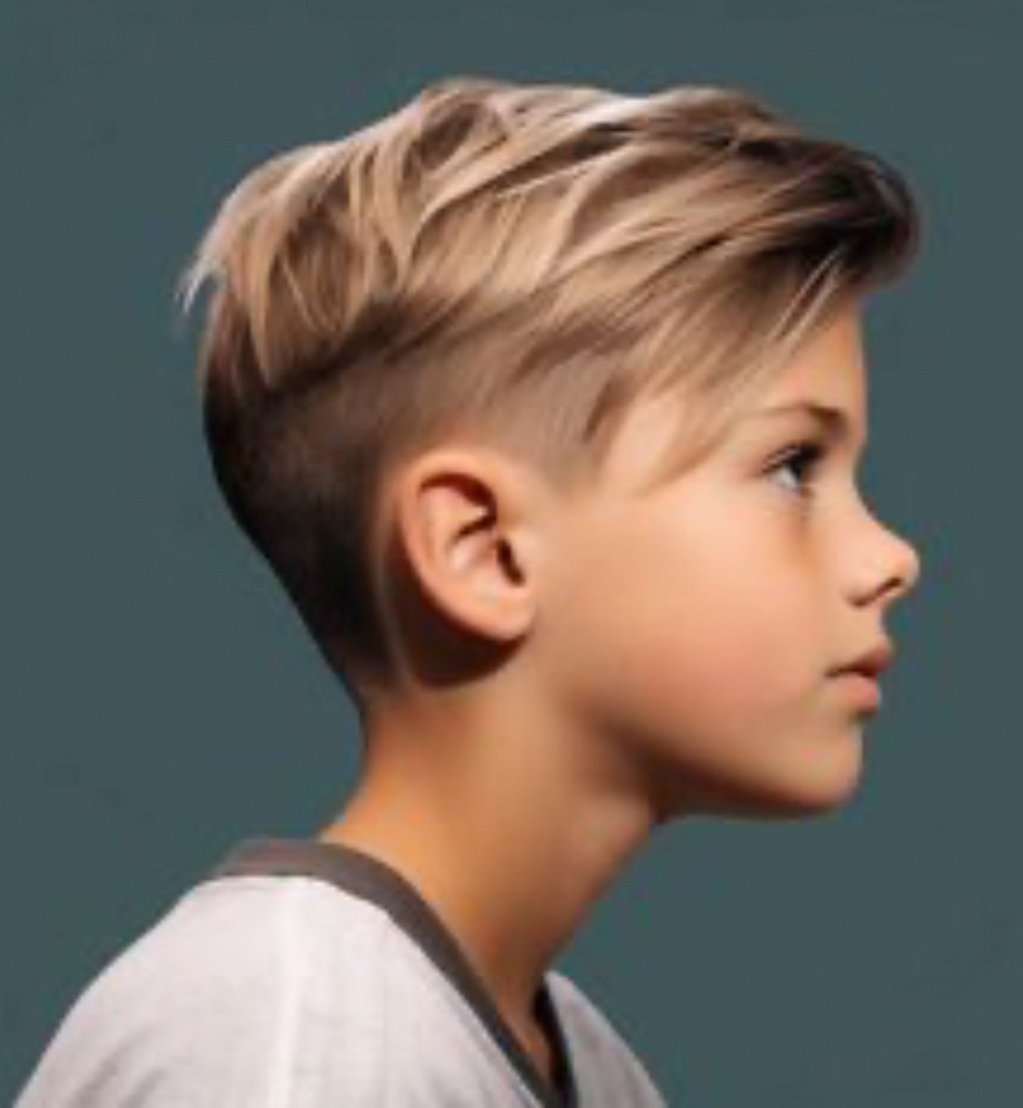 Boy's haircut