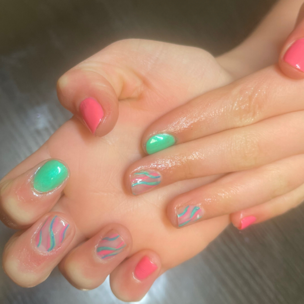Kids Manicure at Double Eagle Salon in Baker, MT