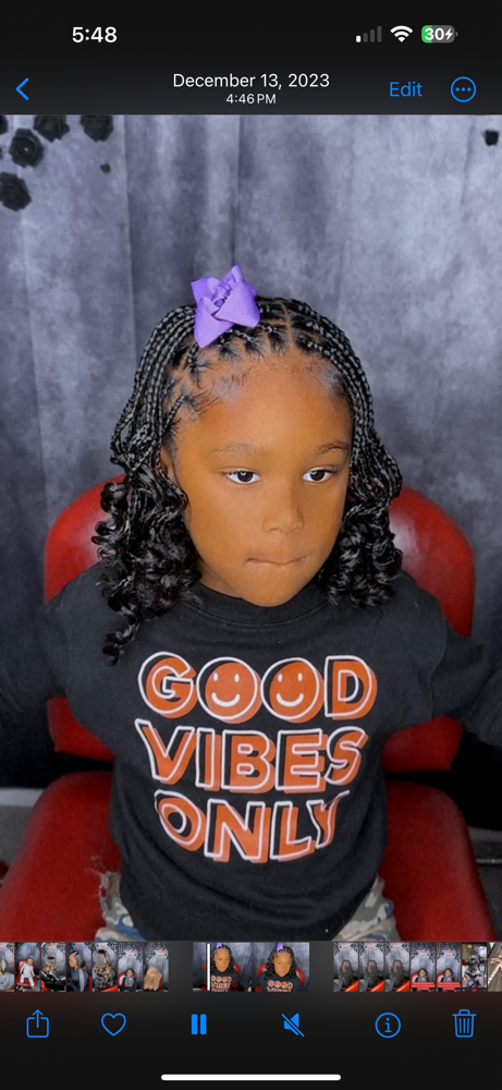 Kids braids ( 2yrs - 6yrs ) at Rawluxure Hair & Body in Jonesboro, GA