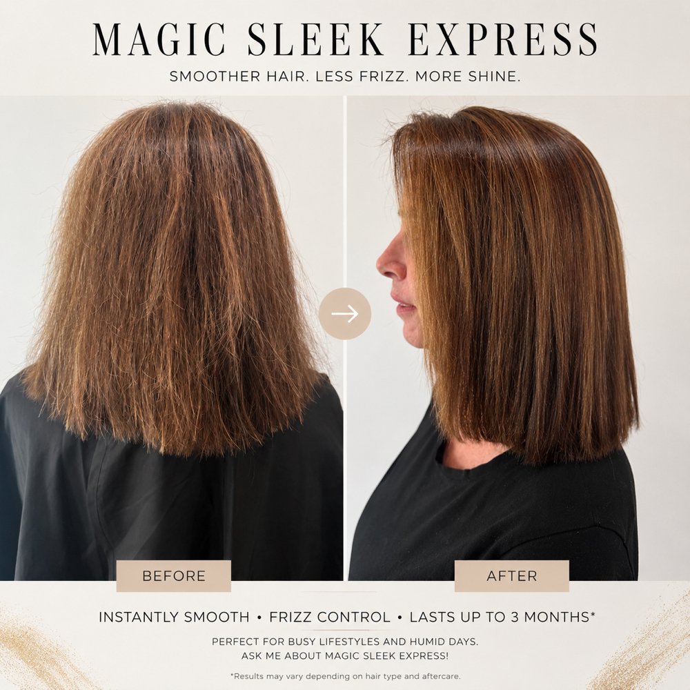 Magic Sleek Express (Lasts Up To 3) at Kaili Hair Studio in Harleysville, PA