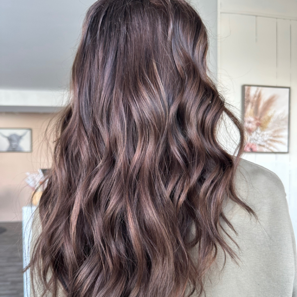 balayage and all over color at Cierra Copeland in versailles, IN