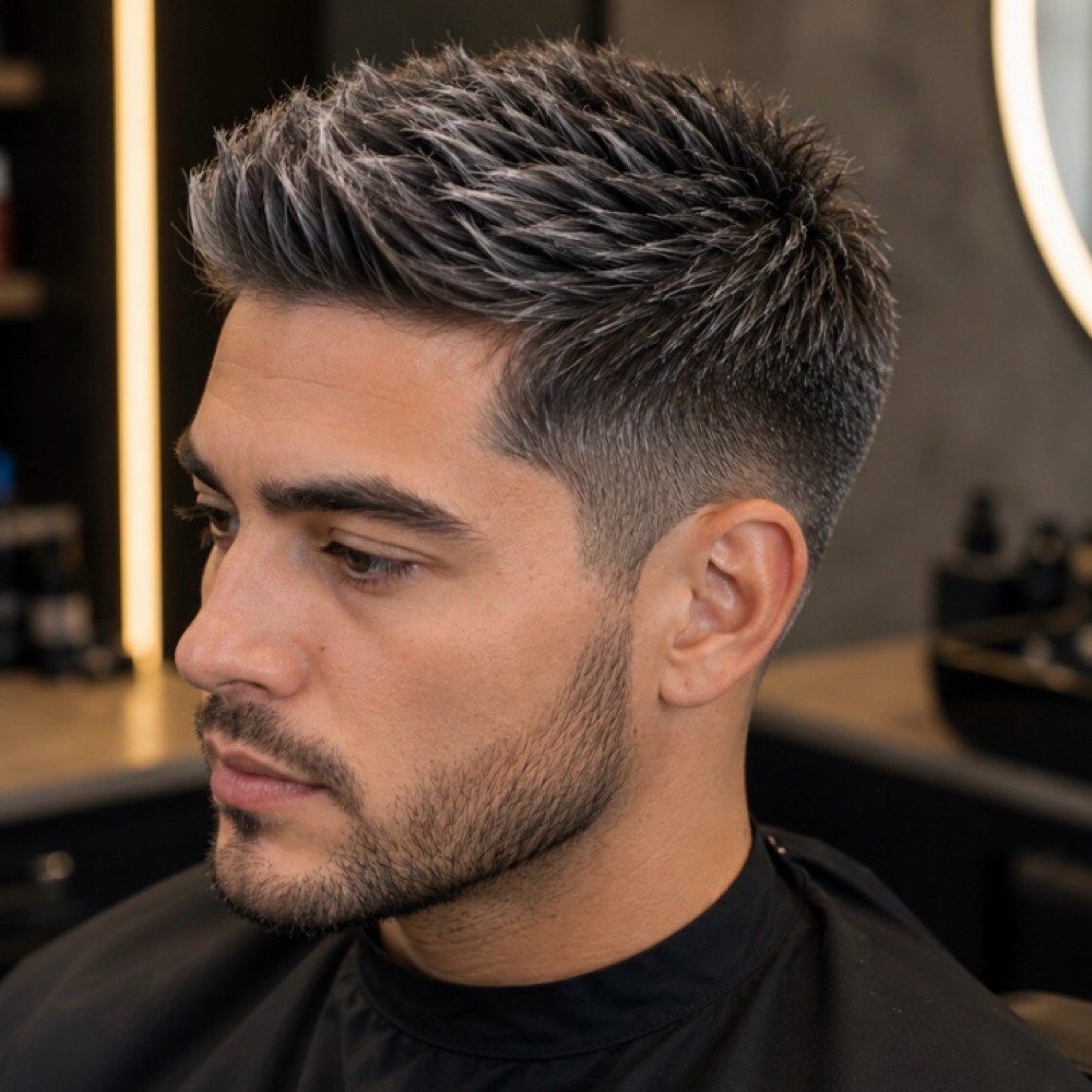 Mens Color And Haircut at Pure Glam Hair Studio in Moorpark, CA