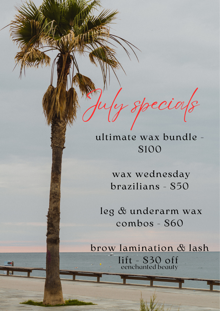 wax wednesday $50 brazilians
