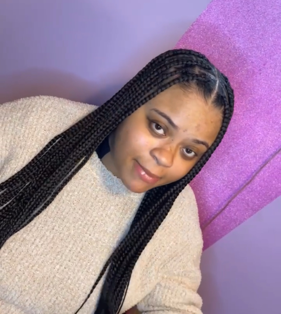 Medium Knotless Braids