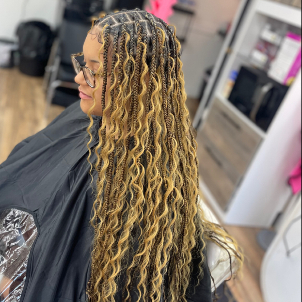 Boho Knotless Plaits or Twist at JL Luxe Co in North Versailles, PA