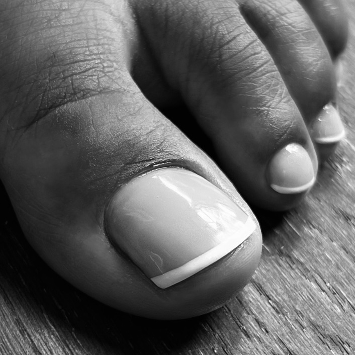 French Toes Gel or Reg. Polish at Kris Nye's Nails in Milton-Freewater, OR