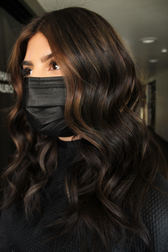 Mini custom Brunette + Color