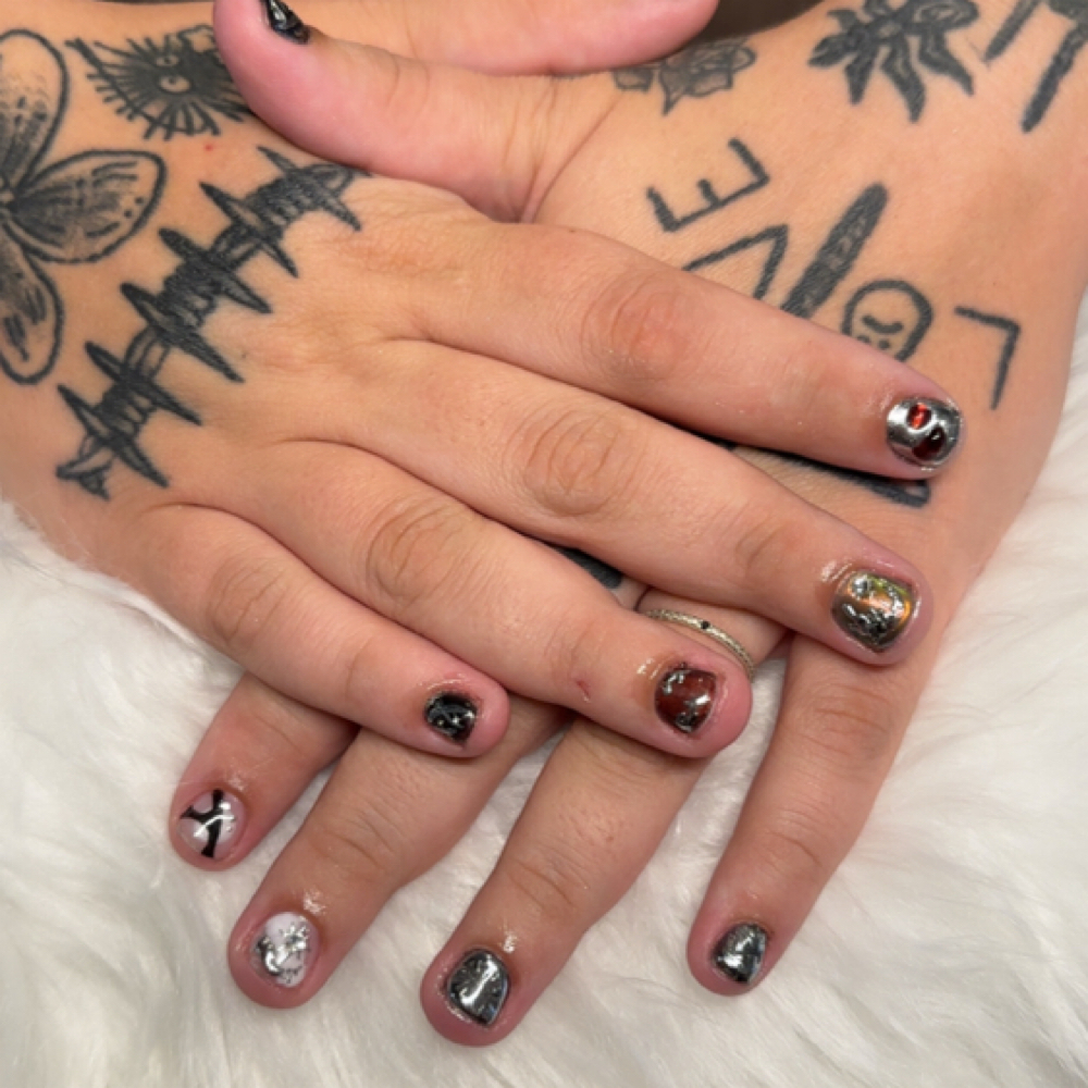 Gel Manicure Clear at Stars Aligned Nails in Evansville, IN