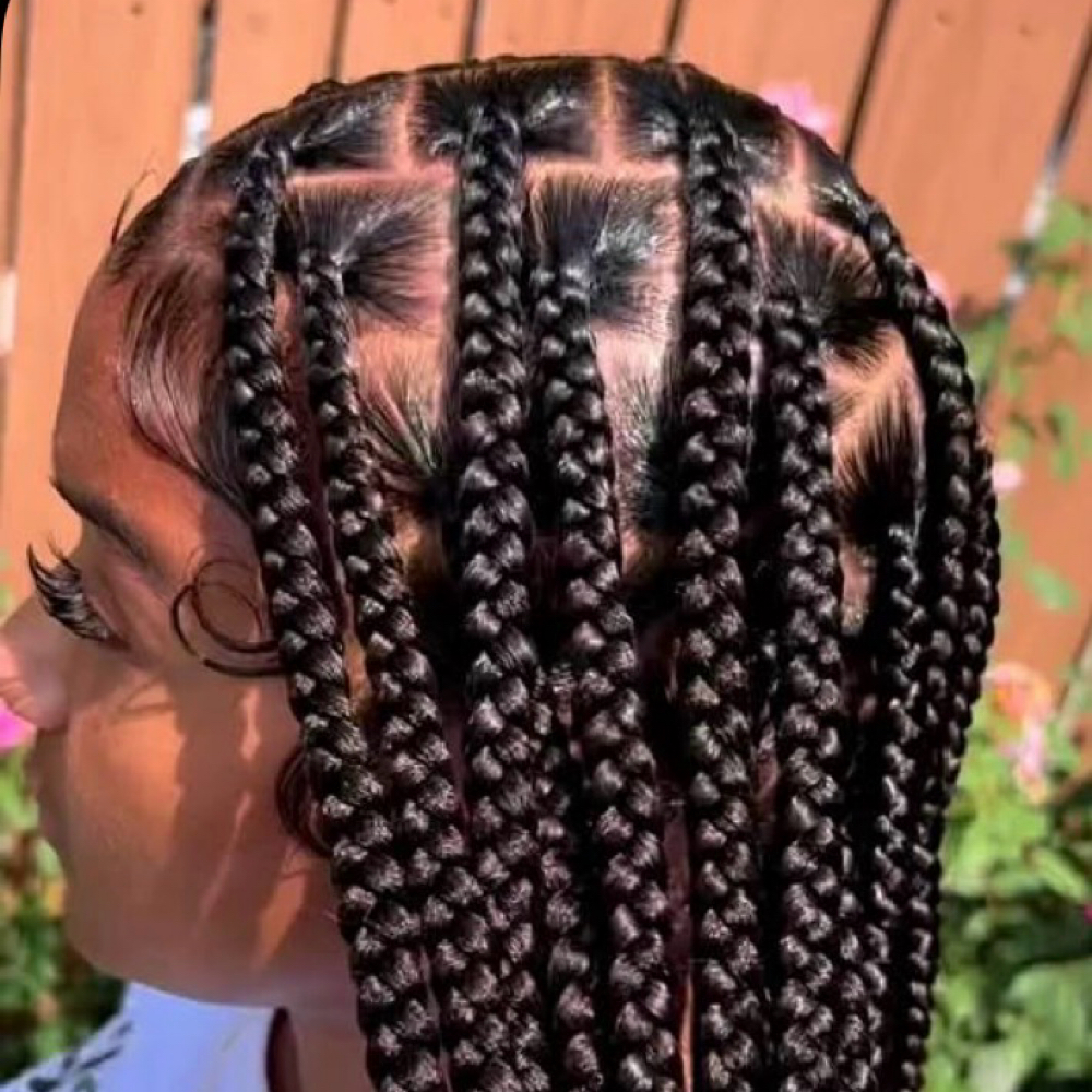 Large Knotless at Hair by sani in Sacramento, CA