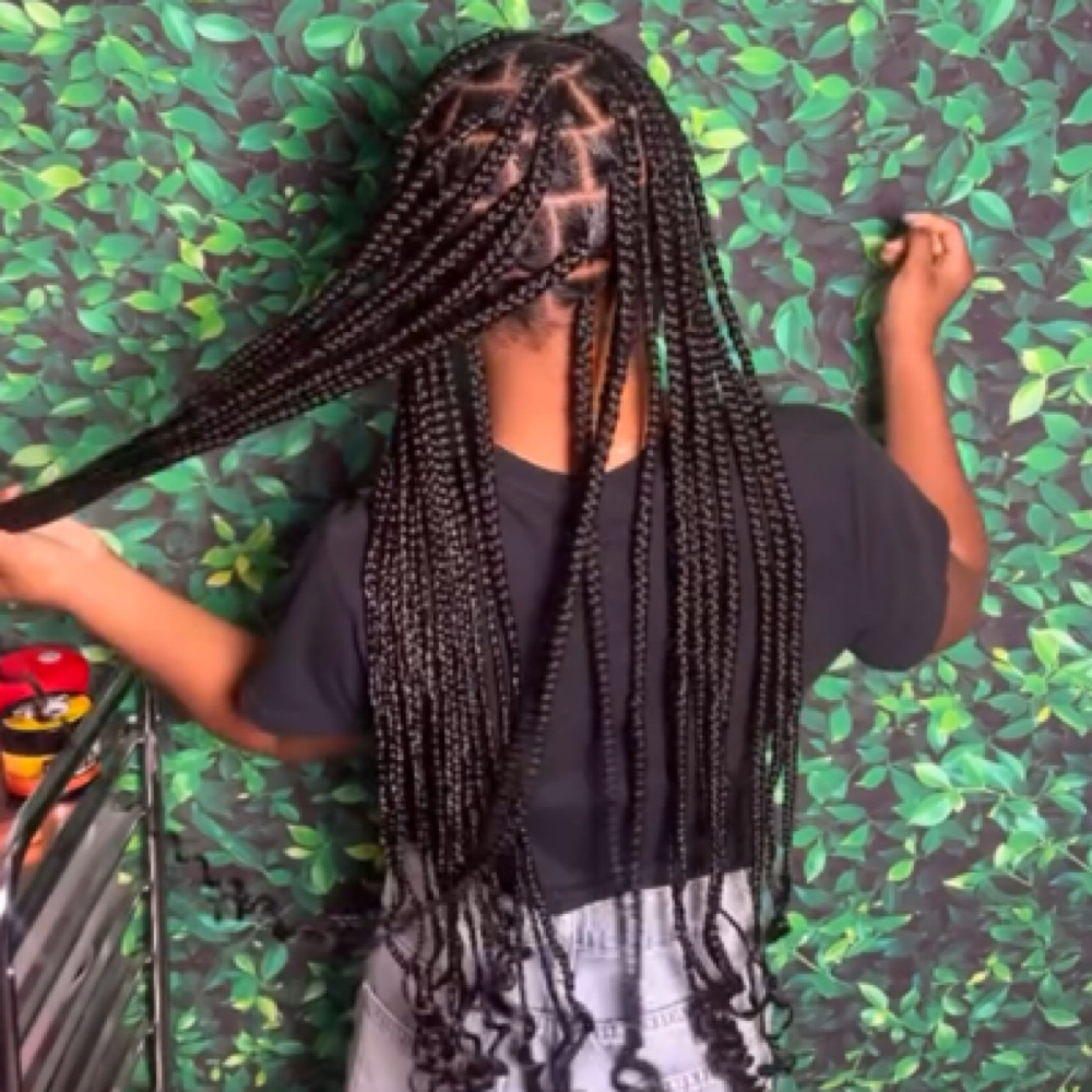 Large Knotless at Hair by sani in Sacramento, CA