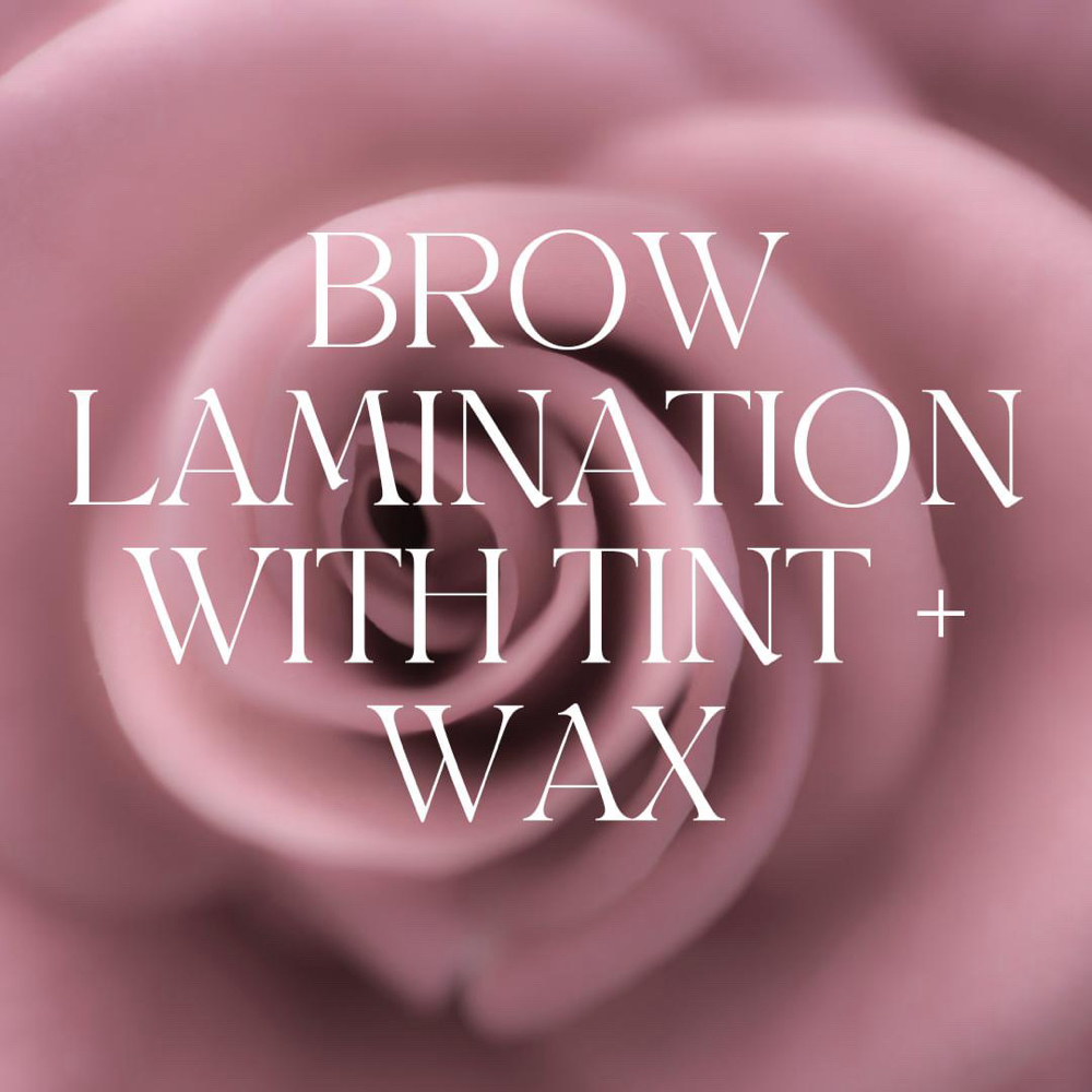 Brow Lamination With Tint & Wax