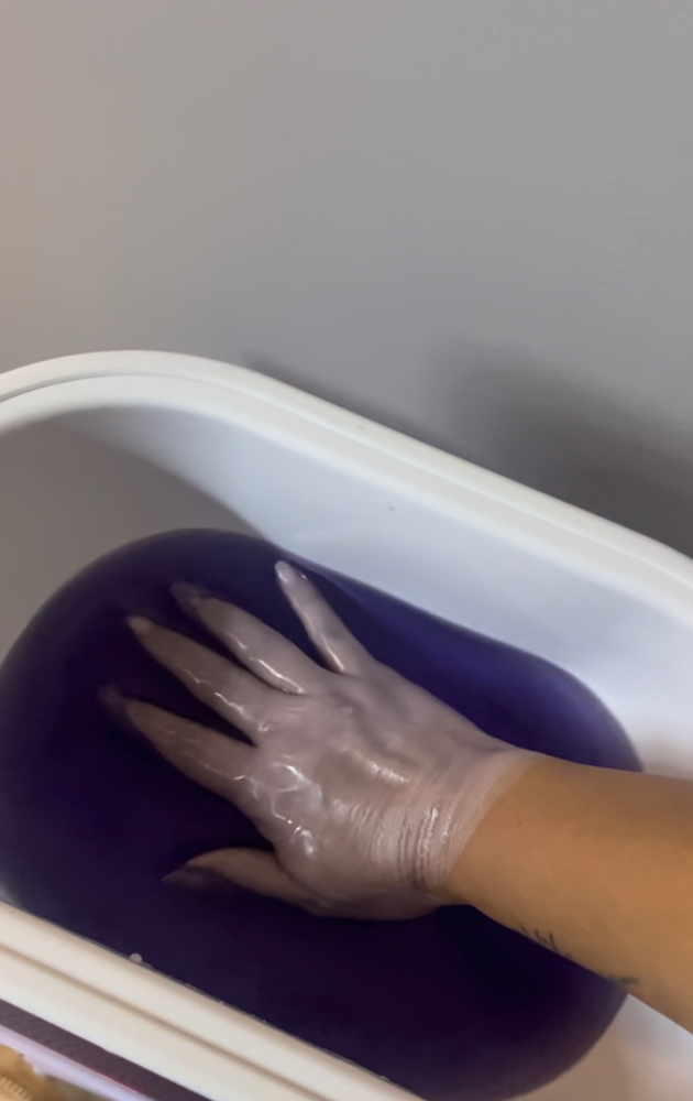 Parafin Wax On Hands
