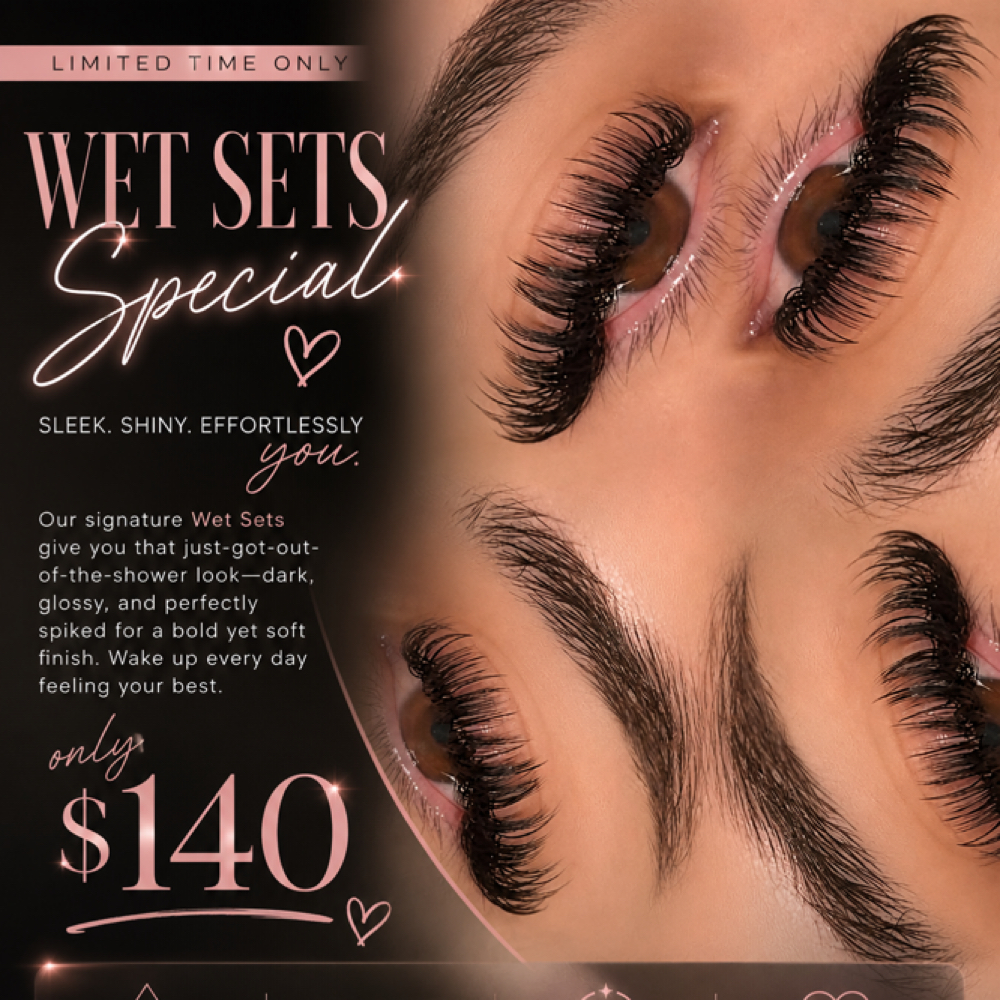 Wet Set special at Lashed By Nayeli in Midland, TX