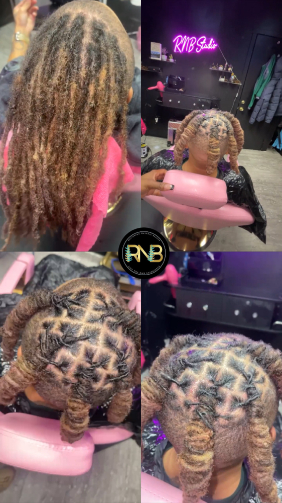 Half Head Locs (Mens)