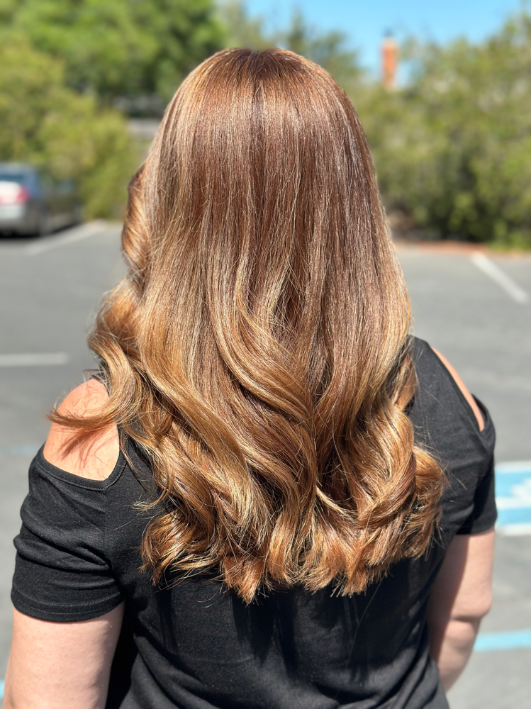 BLOWOUT+FLAT OR CURLING IRON