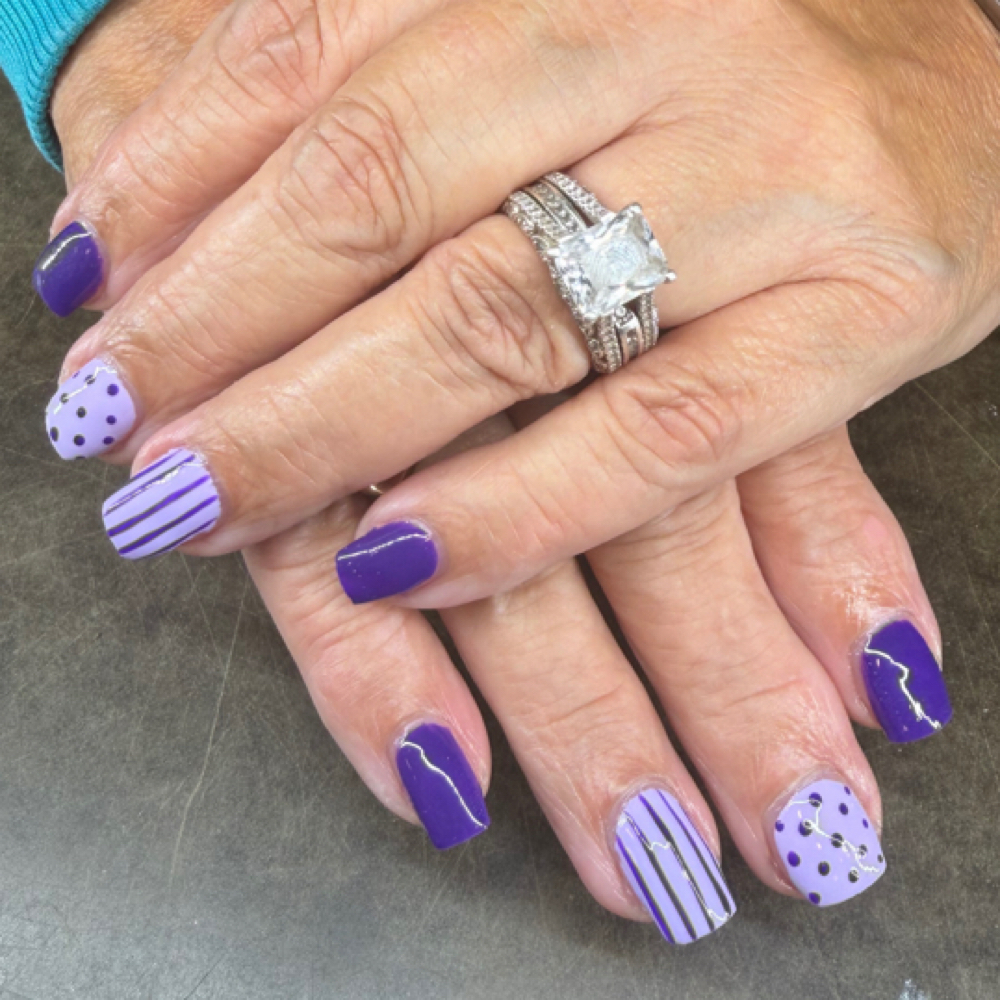 Shellac Manicure at S & K Beauty Bar in Clio, MI