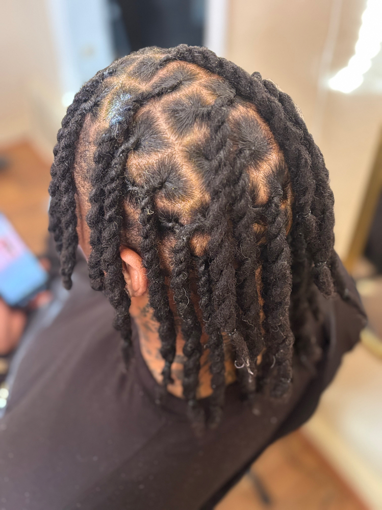 Locs Retwist at In The Kut Salon in Toledo, OH