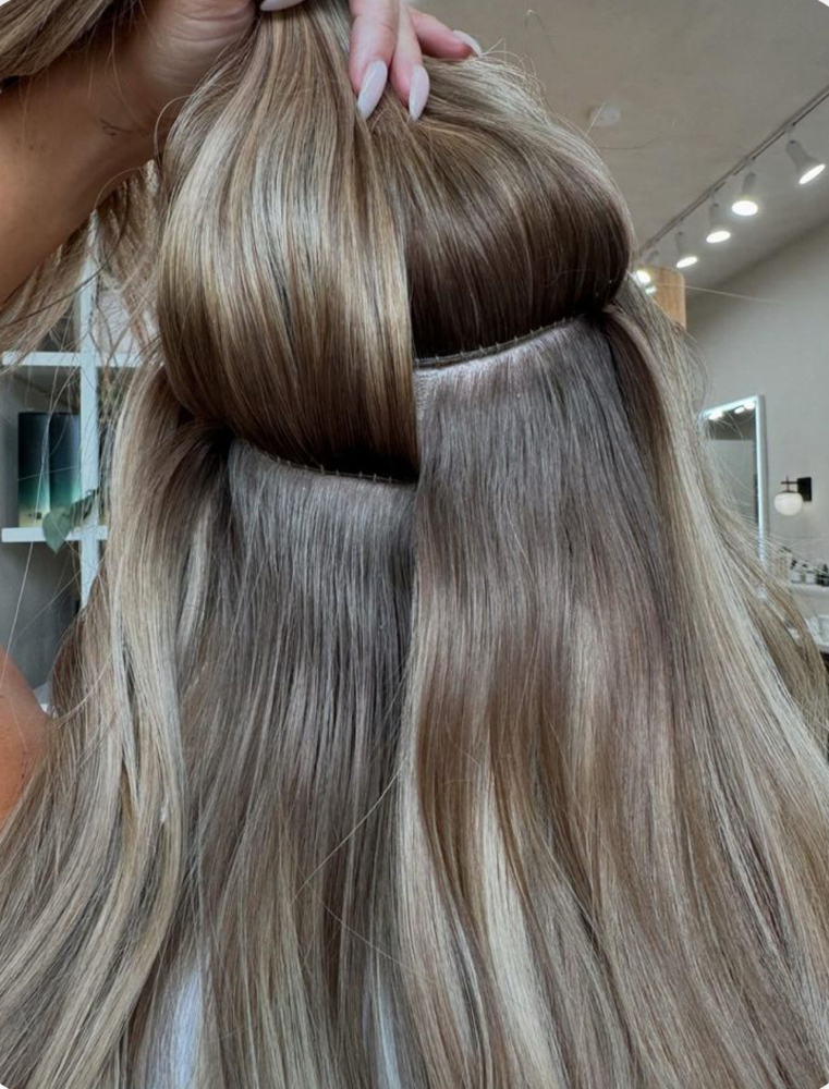 TWO ROW EXTENSTION INSTALL/MOVE UP at Hair By Tiffany Matula in Sugarland, TX