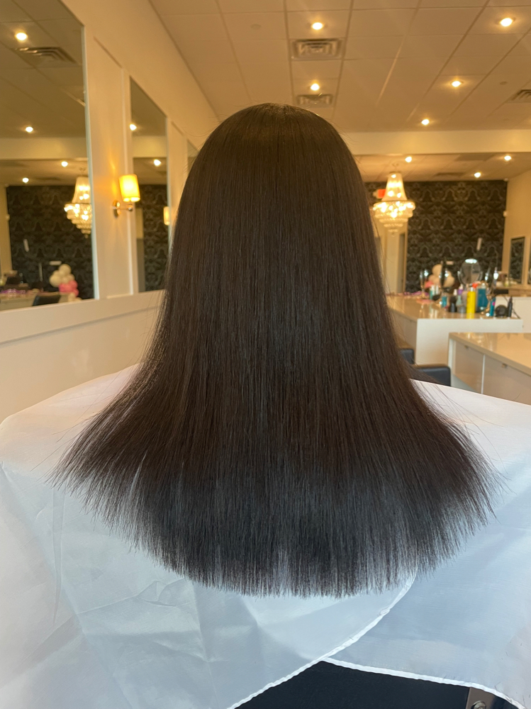 Silk Press + Smoothing Treatment