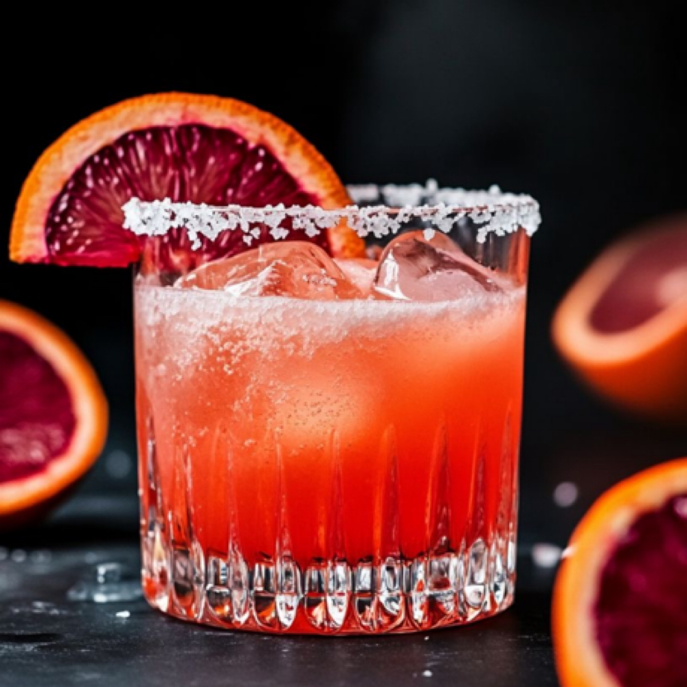 Blood Orange Glowrita Pedicure at Cinful Nails in Redding, CA
