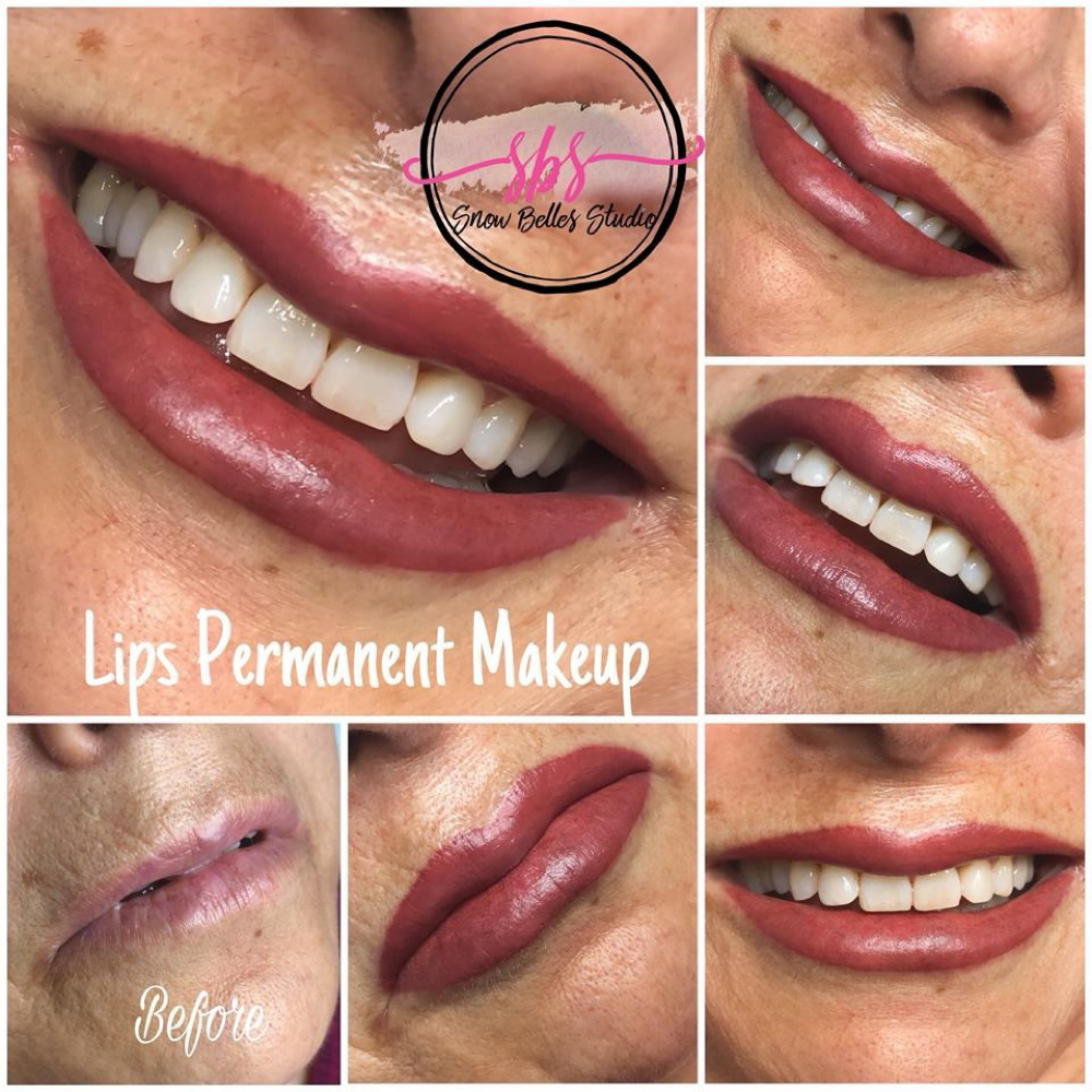 Blush Lips at Snow Belles Studio-Luxury Beauty in Round Rock, TX
