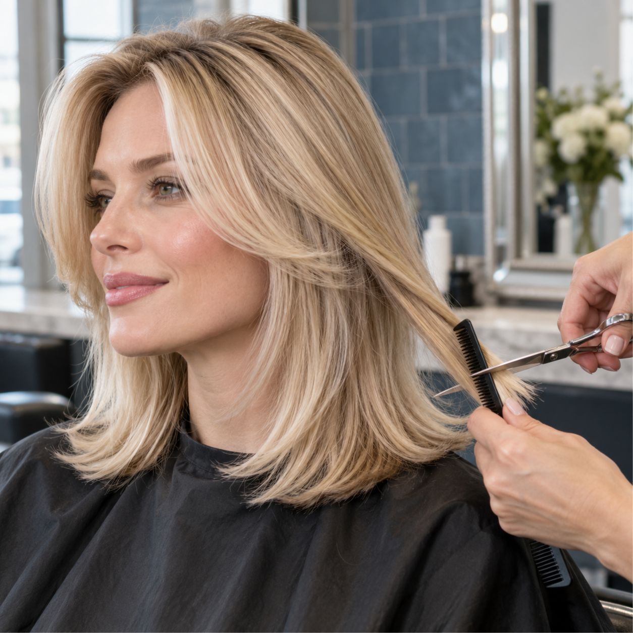 Women's Haircut + Blowdry at Gold Coast Beauty By Shanzo in Chicago, IL