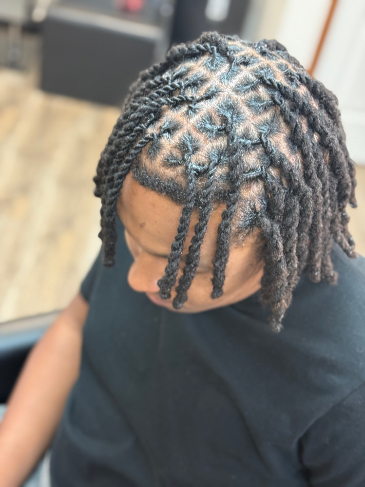 Loc Rope Twists Short Locs