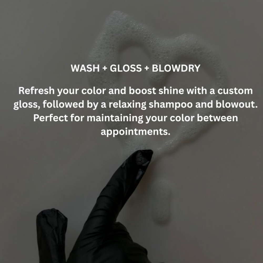 Gloss + Blowdry at Blond Era + Co in Tampa, FL