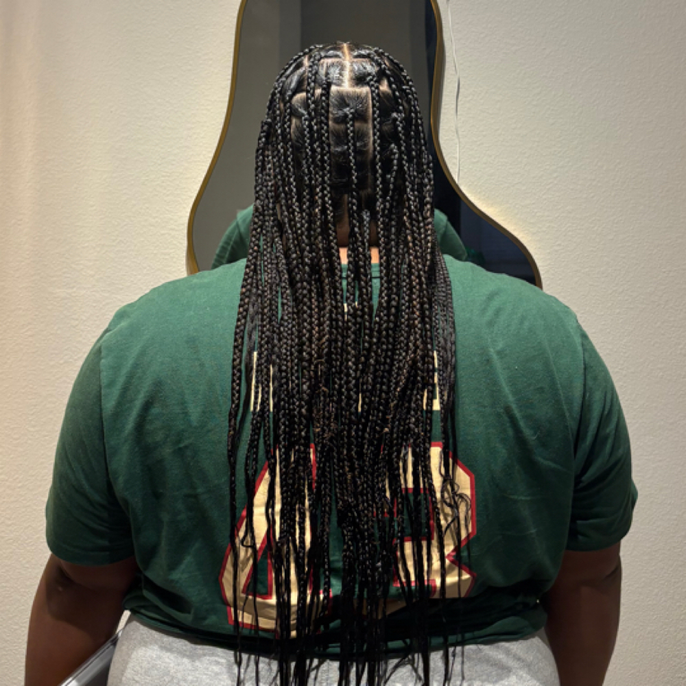 MEDIUM KNOTLESS BRAIDS at Braided By Yam in Casselberry, FL