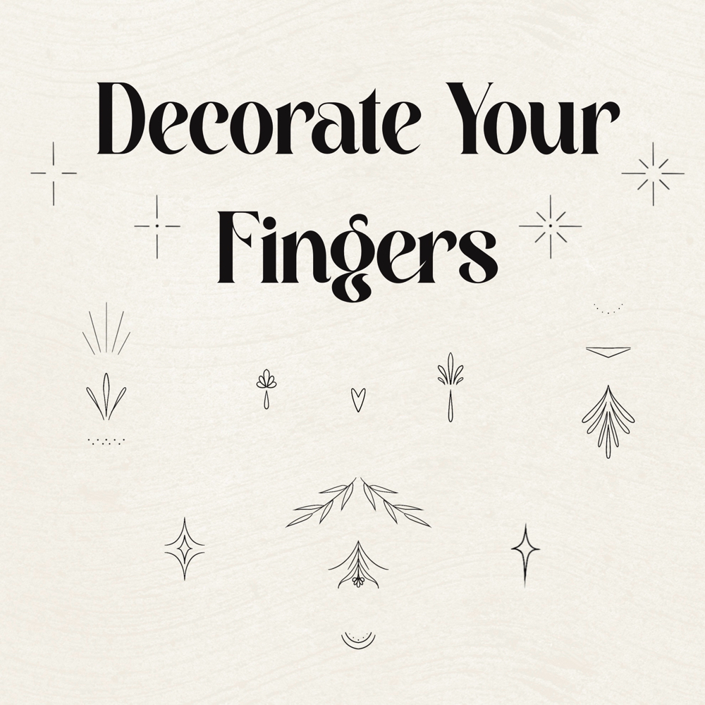 Five Or More Finger Tattoos