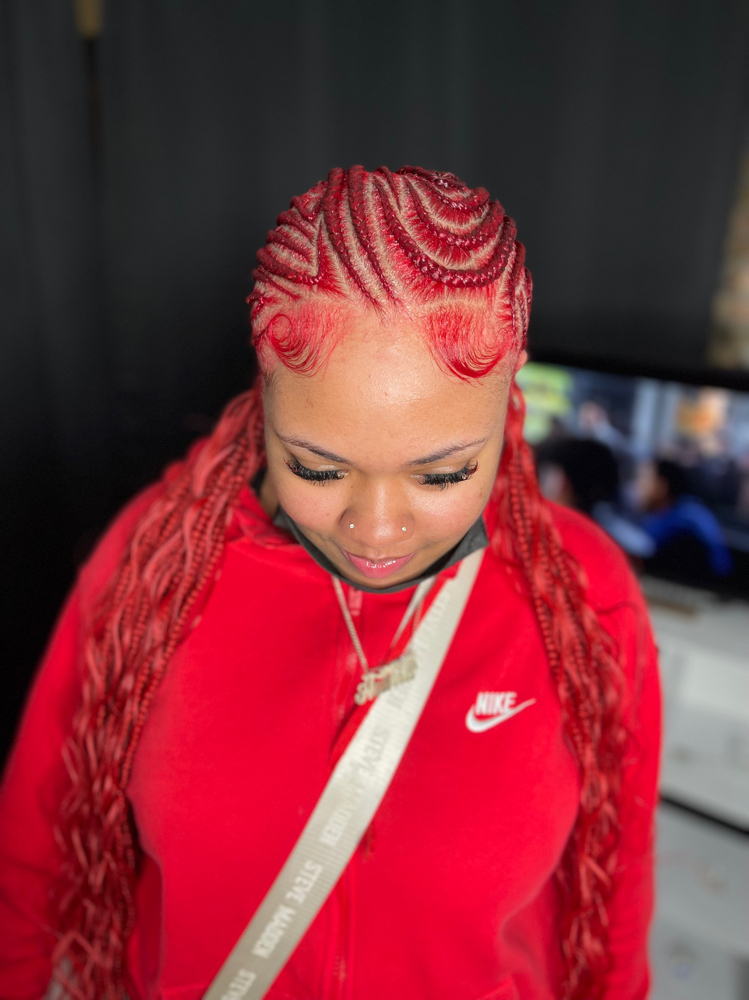 20 Alicia Braids Waist Length