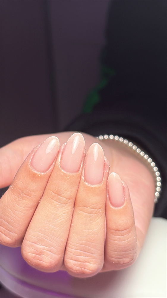 Struture Gel Manicure + Soild Color