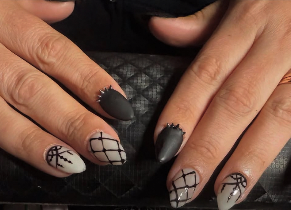 full gelx set tier 2 nail art