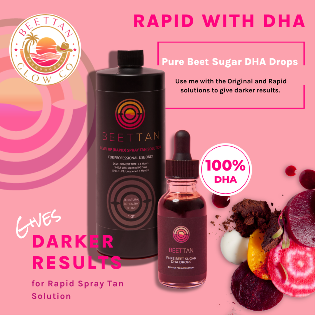 Rapid Spray Tan with DHA Drops at Beettan Glow Co in Azle, TX