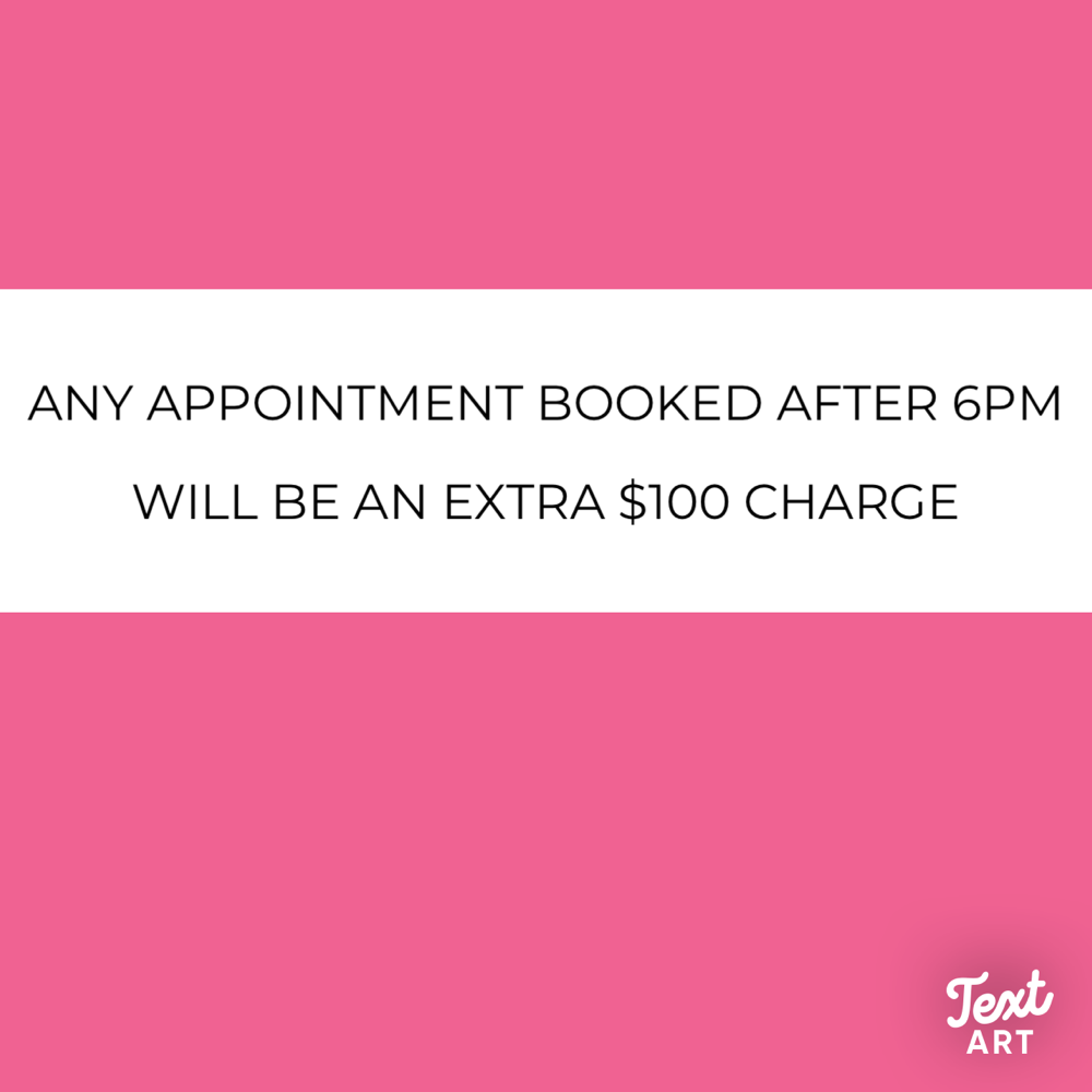 After 6pm Appointments