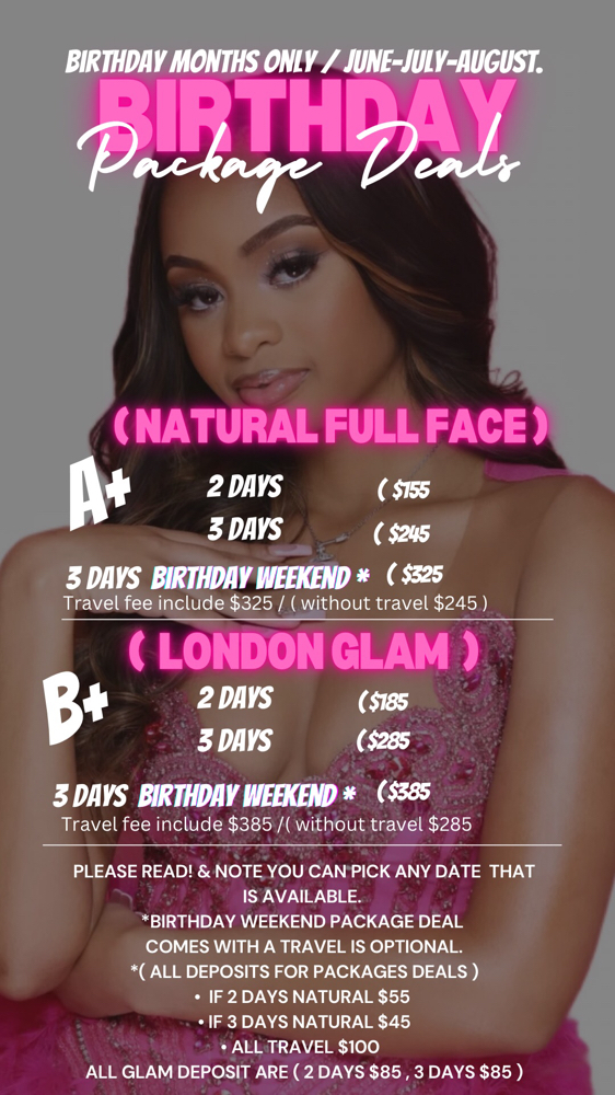 Birthday Package Deals